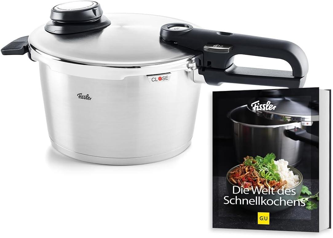 Fissler Vitavit Premium 4,5 l mit Einsatz & Buch