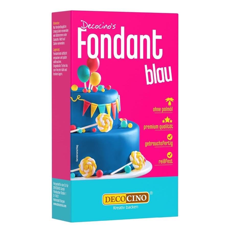 DECOCINO Fondant Blau 250 g