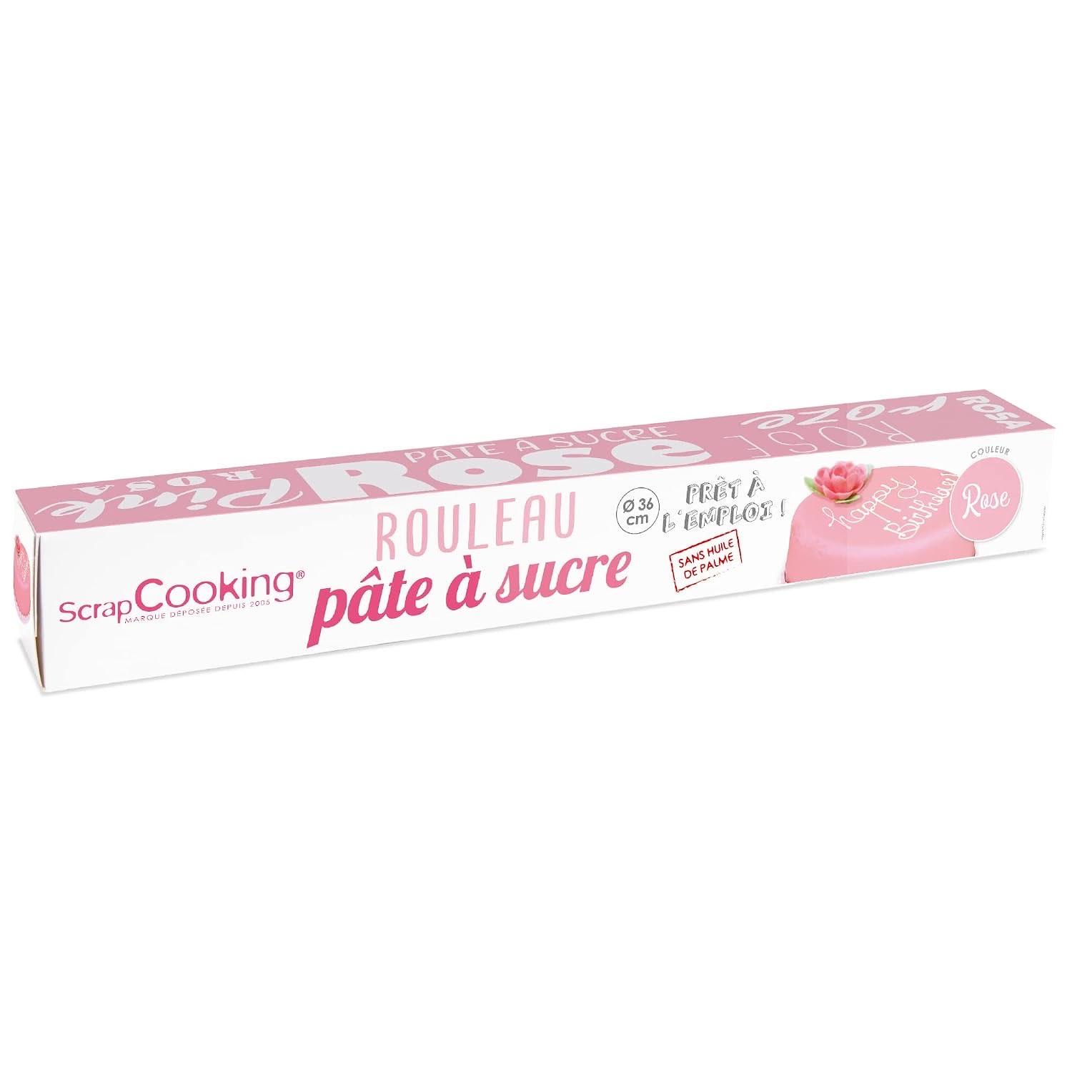 ScrapCooking Fondantdecke Rosa Ø 36 cm