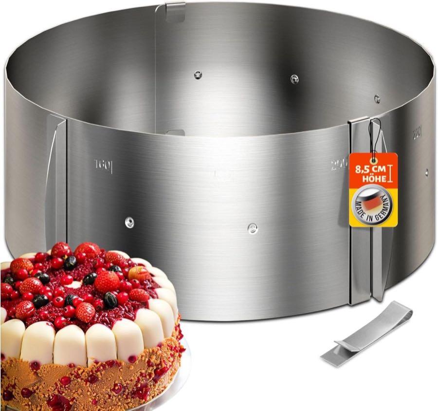 4smile Tortenring 8,5 cm verstellbar