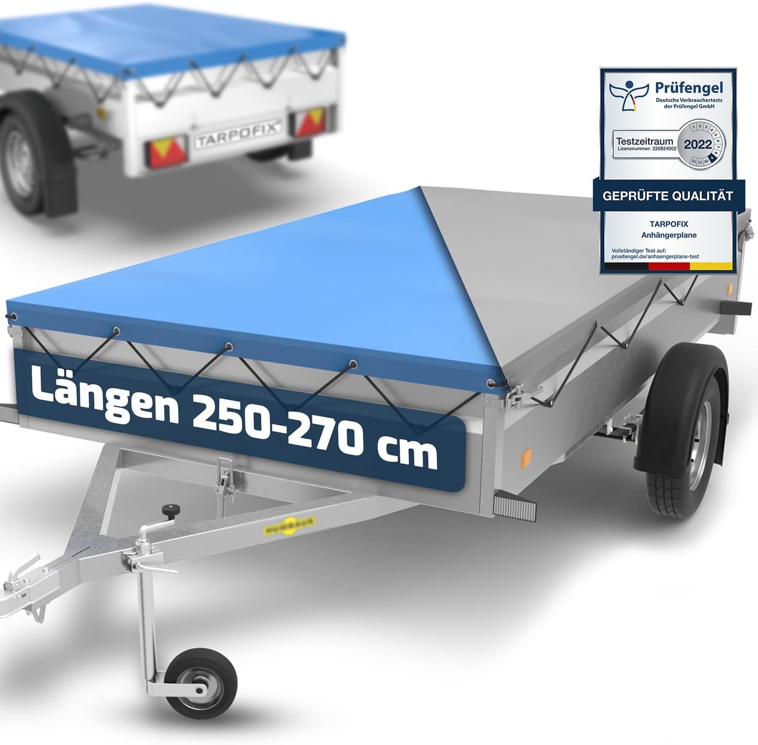 Tarpofix Anhängerplane 258×136 cm