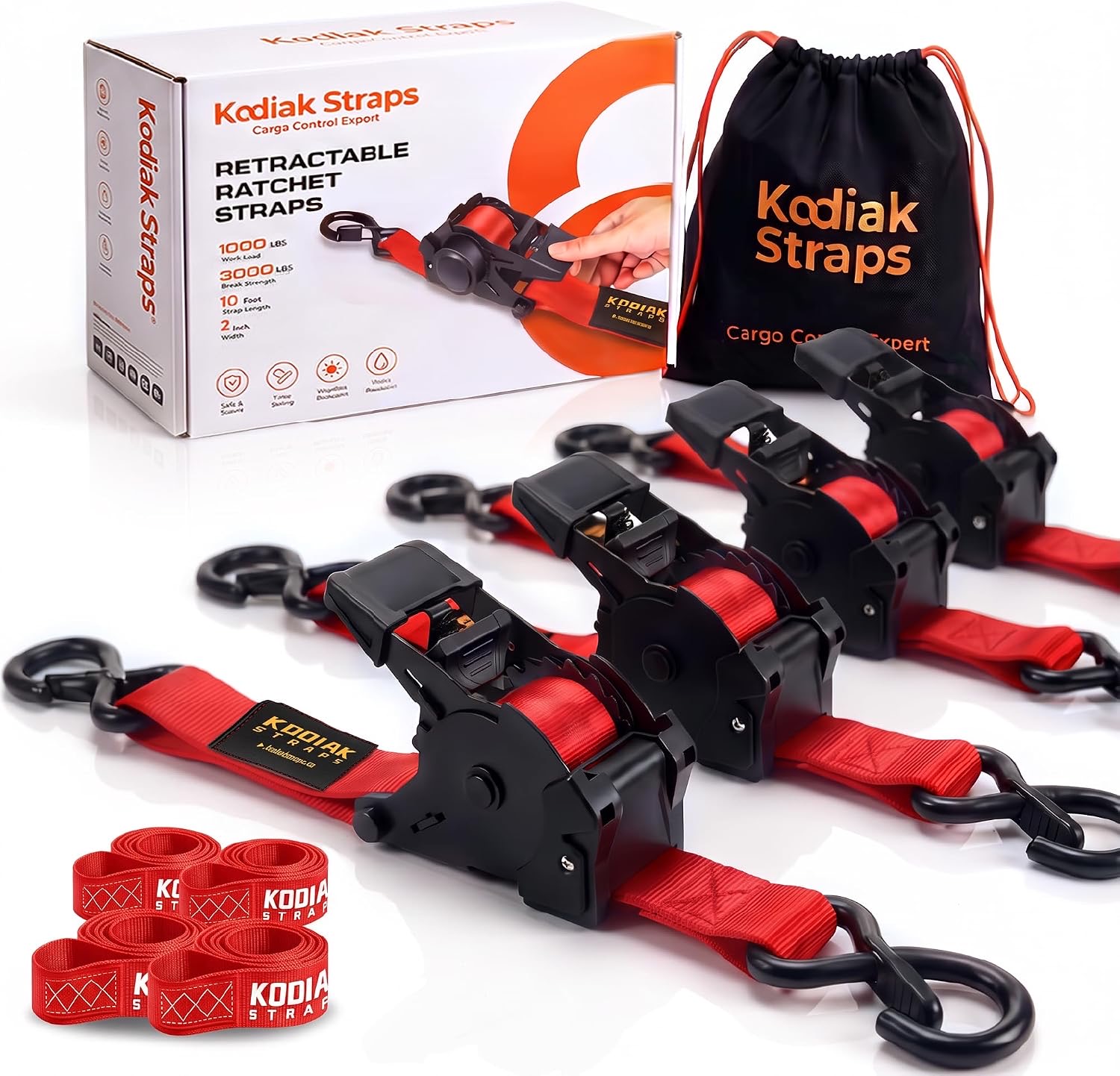 Kodiak Straps Automatik 3 m (4er)