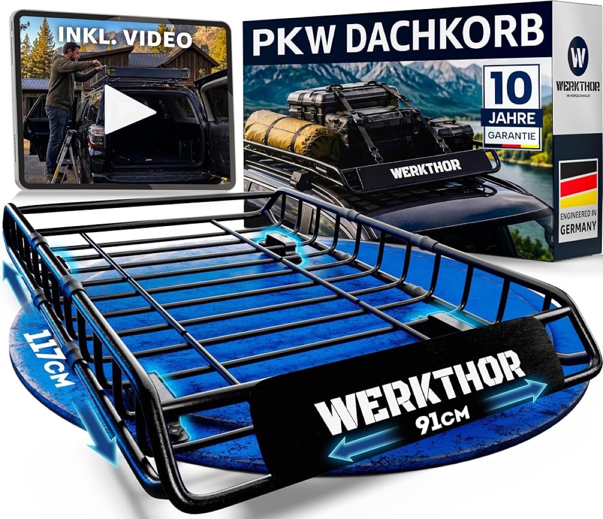 WERKTHOR Dachkorb 117 cm