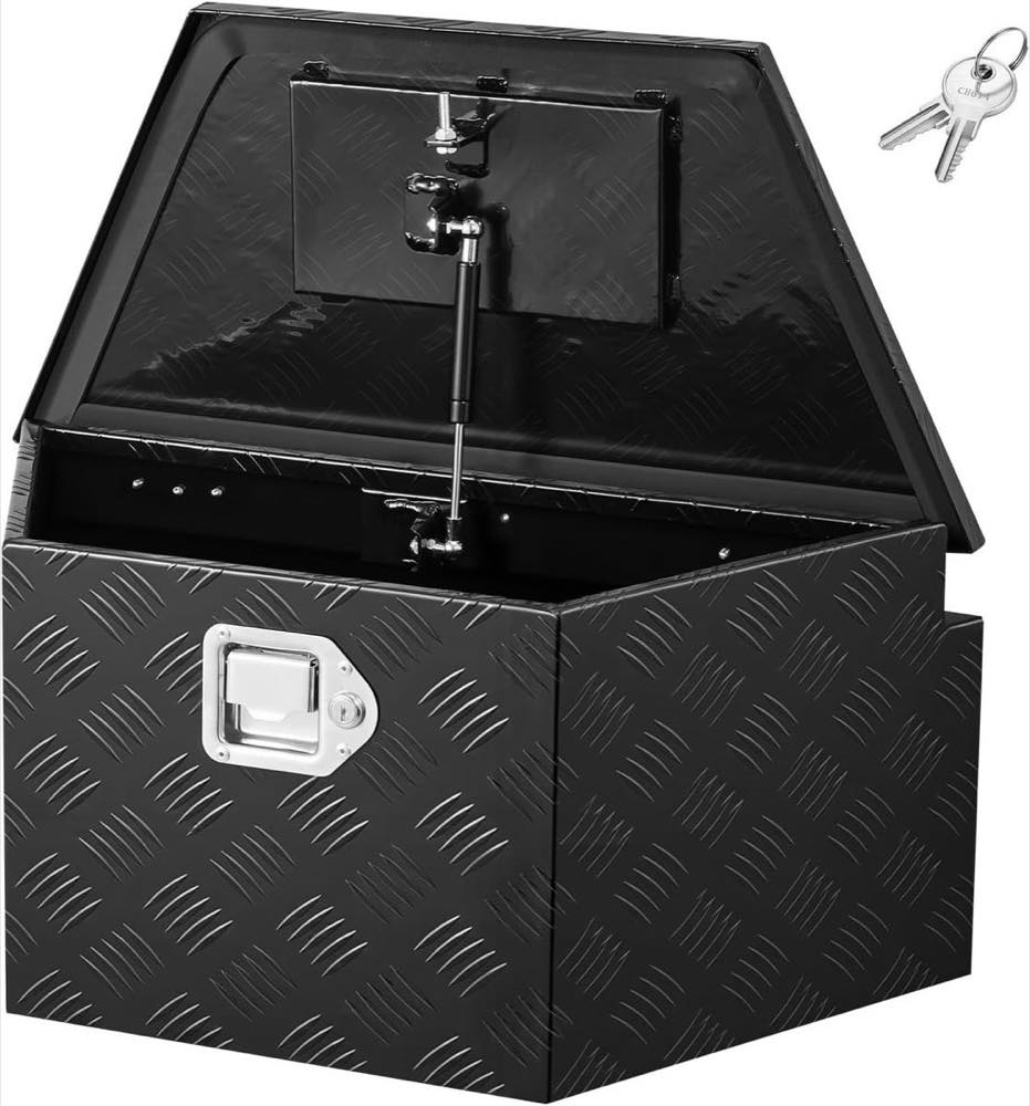 VEVOR Alu-Deichselbox 66×33×30,5 cm