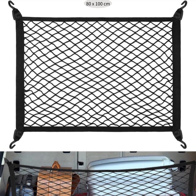Zocipro Kofferraumnetz 80 x 100 cm, erweiterbar auf 210 x 140 cm