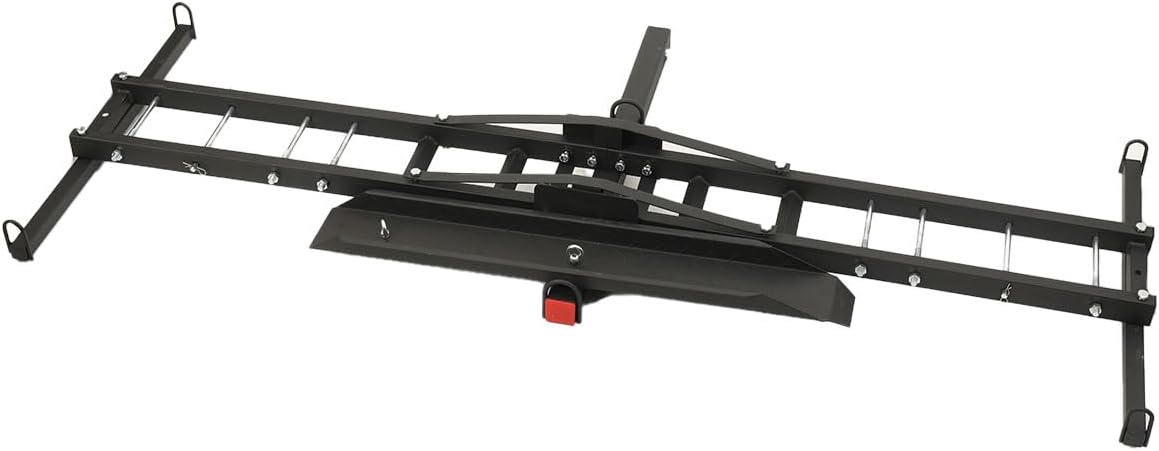 Motorradträger für Anhängerkupplung 2 Zoll, 180 kg, Stahl, schwarz, PKW/LKW