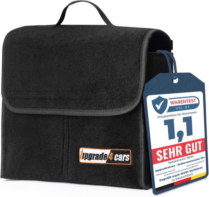Upgrade4cars Filz-Kofferraumtasche