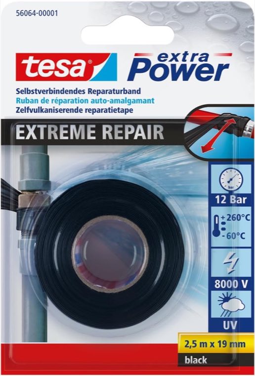 tesa Extreme Repair schwarz