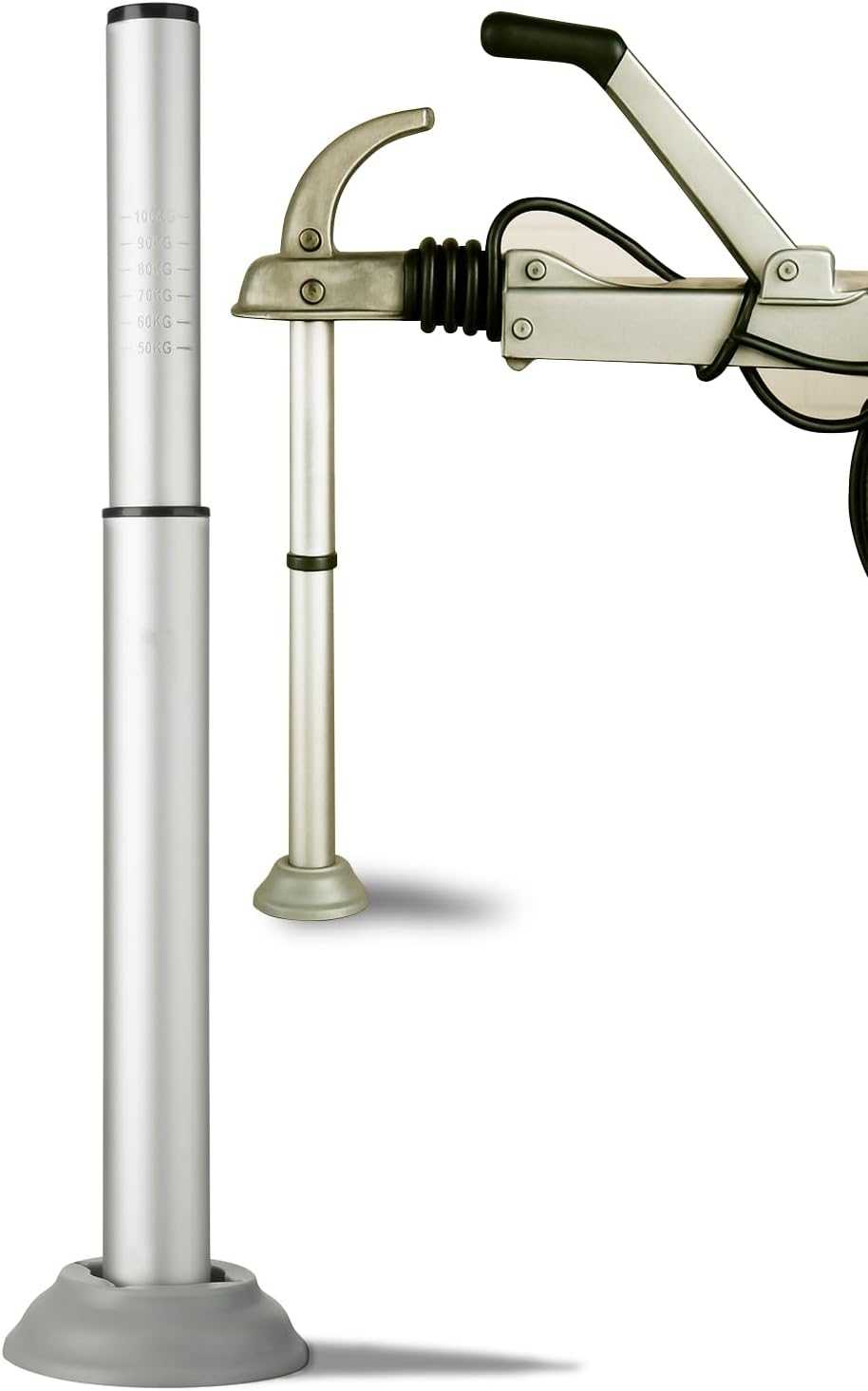 AUTOLIGHT 24 Alu-Deichselwaage 50–100 kg mit Standplatte