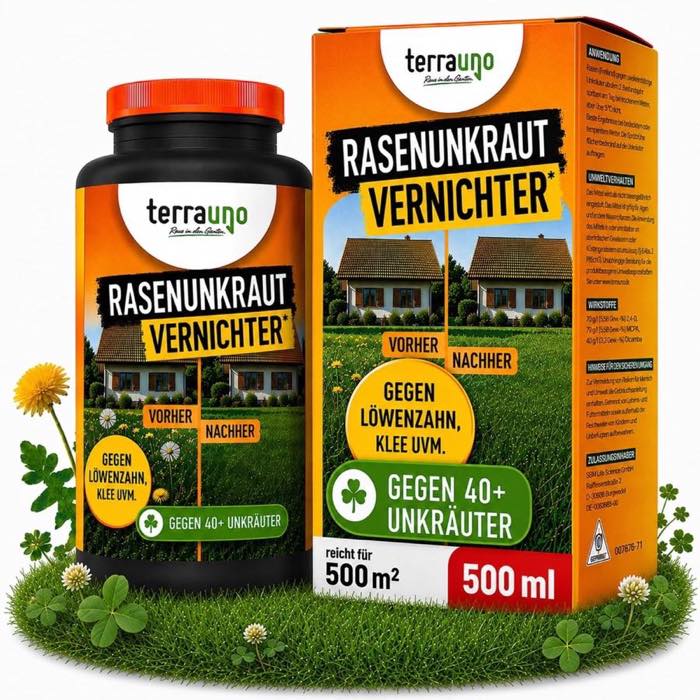 TerraUno Unkrautvernichter Rasen 500 ml
