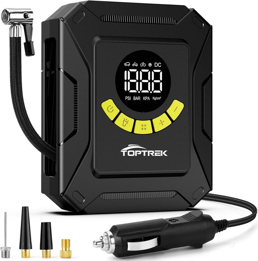 toptrek 12V Autoreifenpumpe TOP02