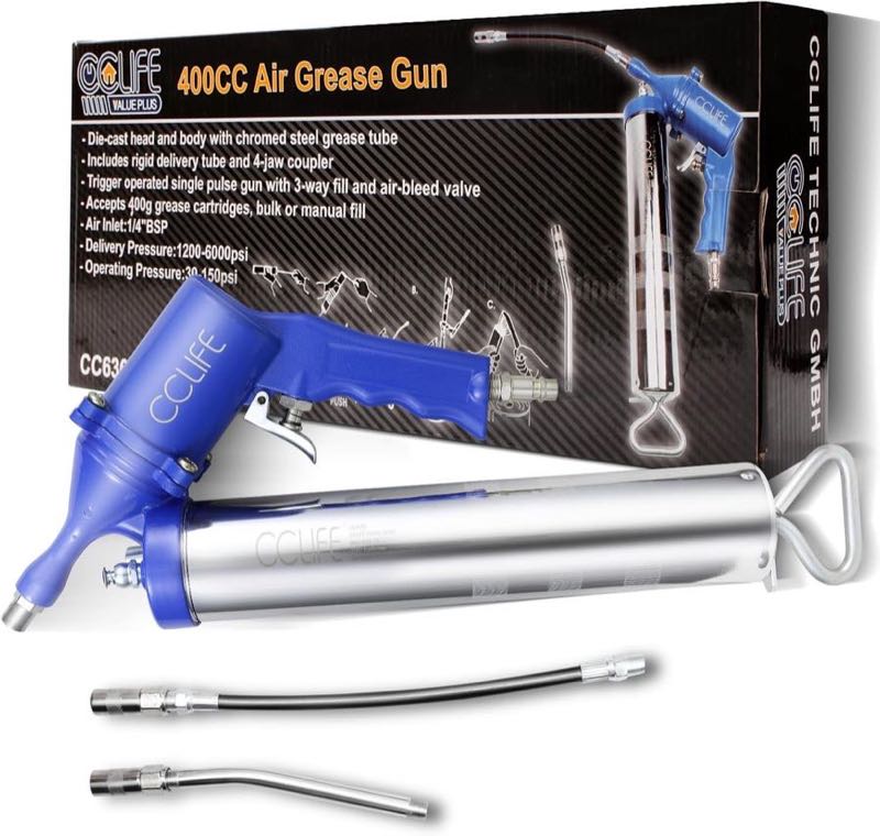 CCLIFE Druckluft-Fettpresse 6360