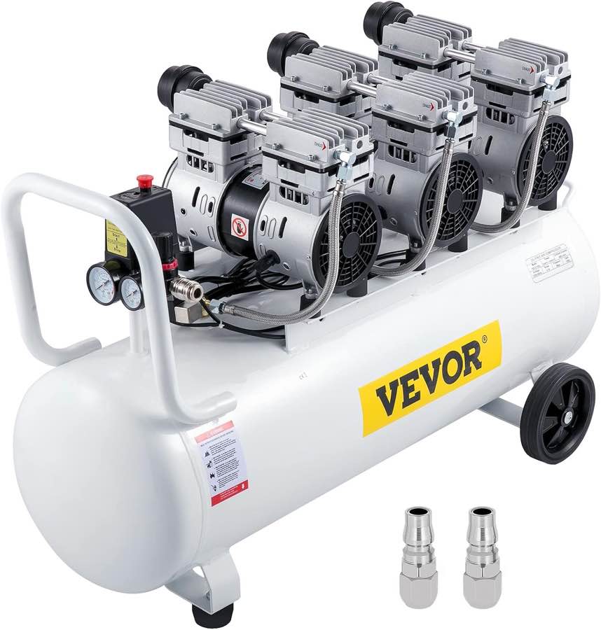 VEVOR Flüster 80 l ölfrei