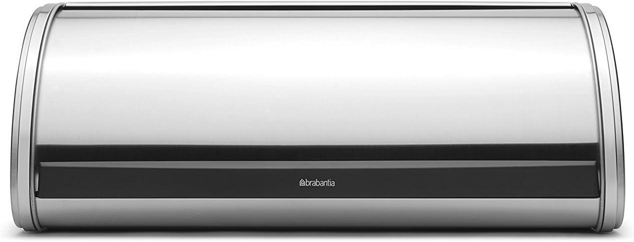 Brotkasten Edelstahl – Testsieger Brabantia Rollbrotkasten, matter Stahl
