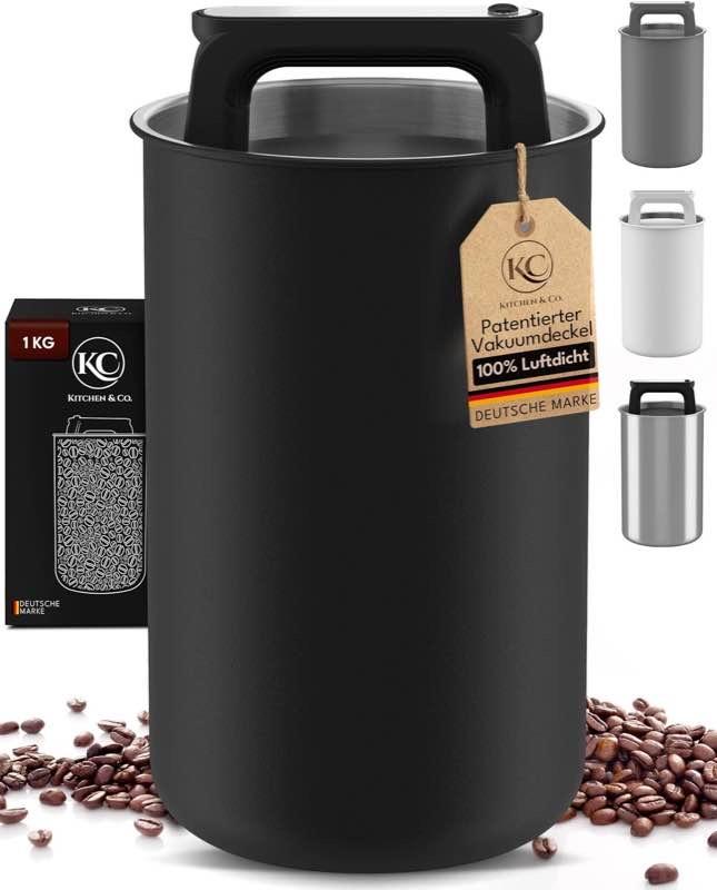 Kaffeedosen – Testsieger KC Kitchen 2800 ml Kolben 1 kg