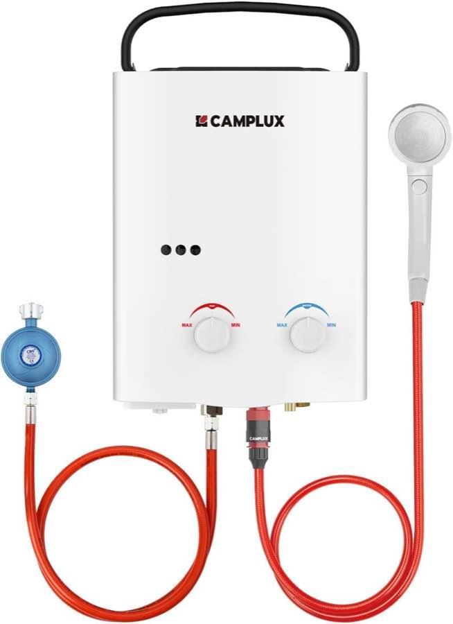 Gasdurchlauferhitzer – Testsieger CAMPLUX AY132-DE 5 l/min