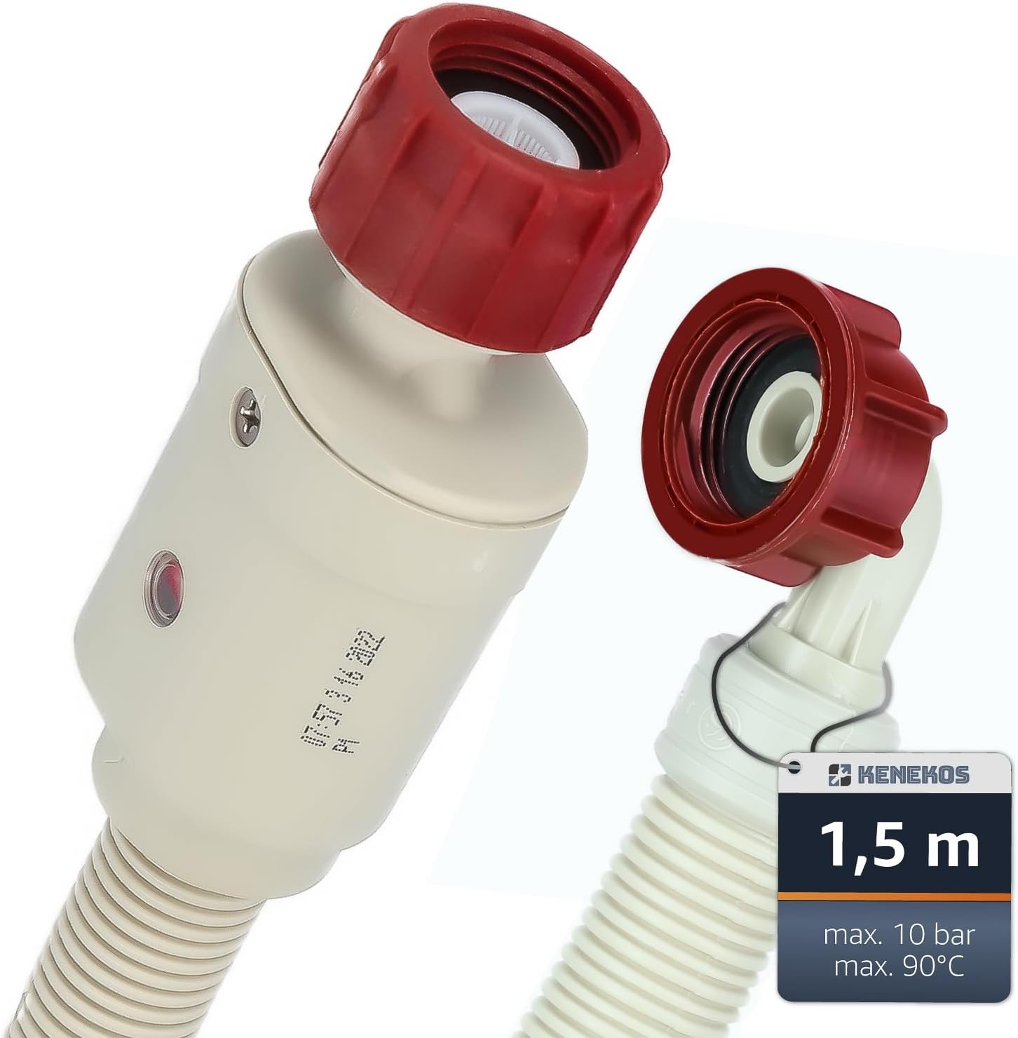 Kenekos Aquastop-Schlauch passend für viele Geschirrspüler Waschmaschinen
