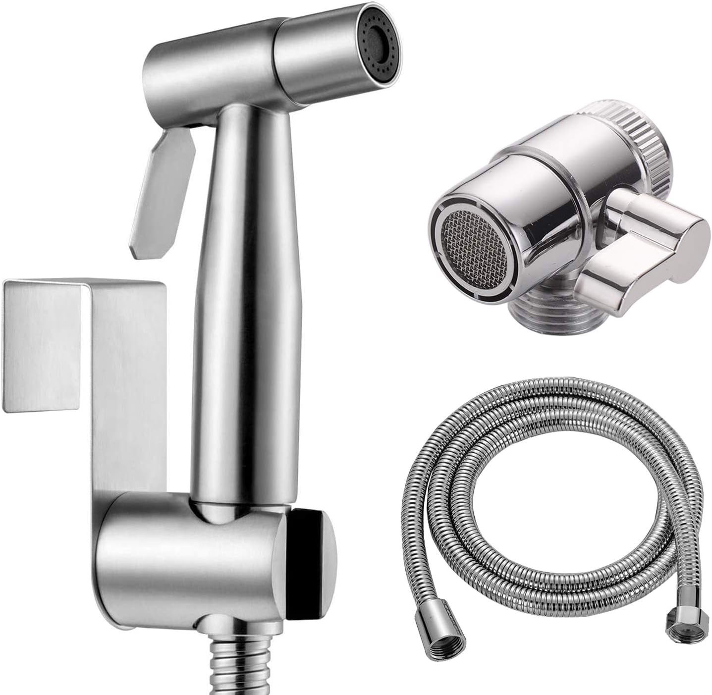 Edelstahl-Set mit Wasserhahnspender