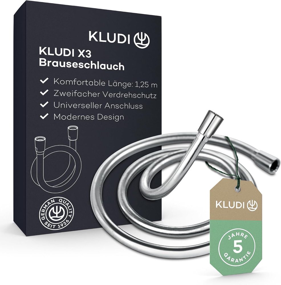 KLUDI-X3 Duschschlauch 1,25 m
