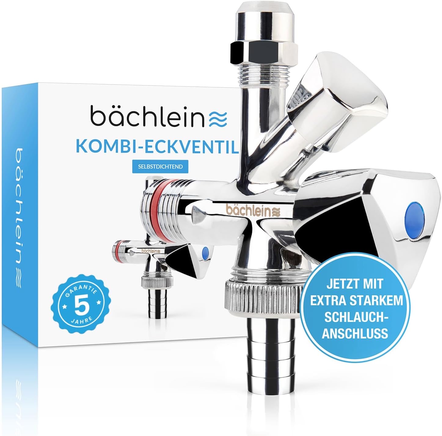 Bächlein Bächlein Kombi-Eckventil selbstdichtend