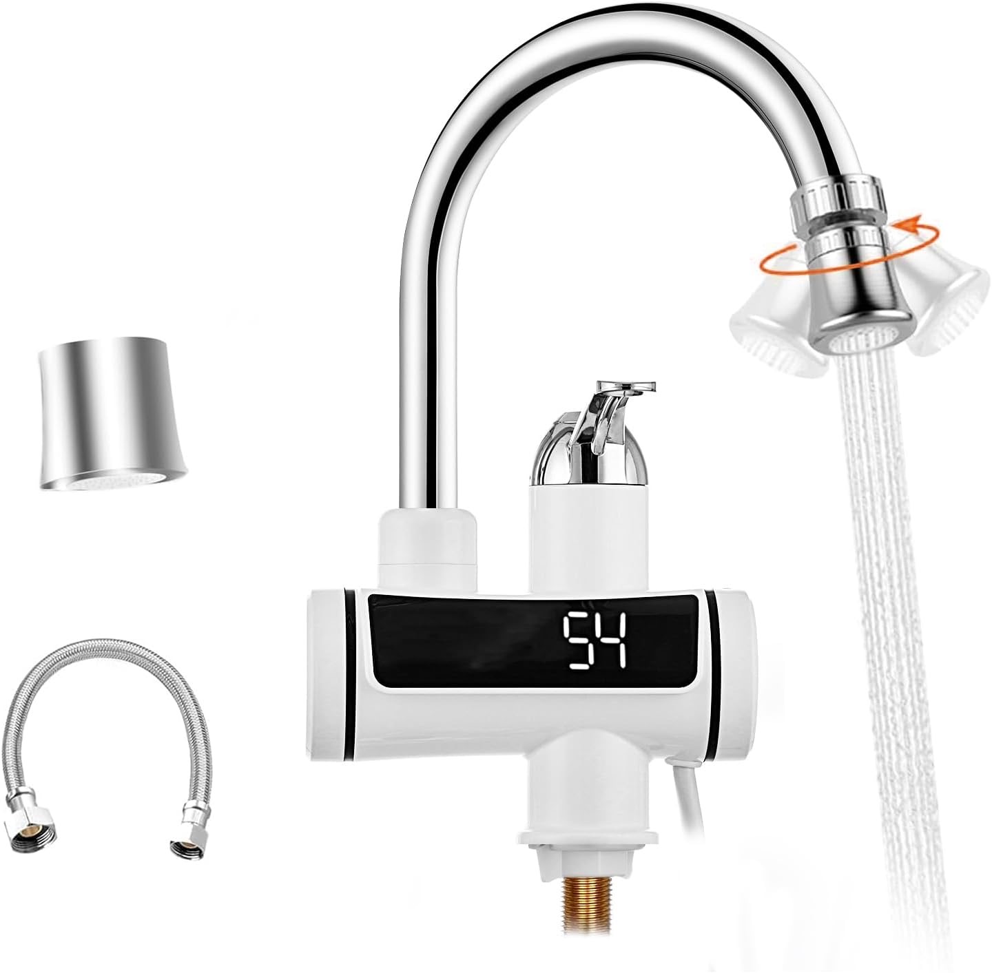 HOGART HOGART Wasserhahn schwarz, flexibel
