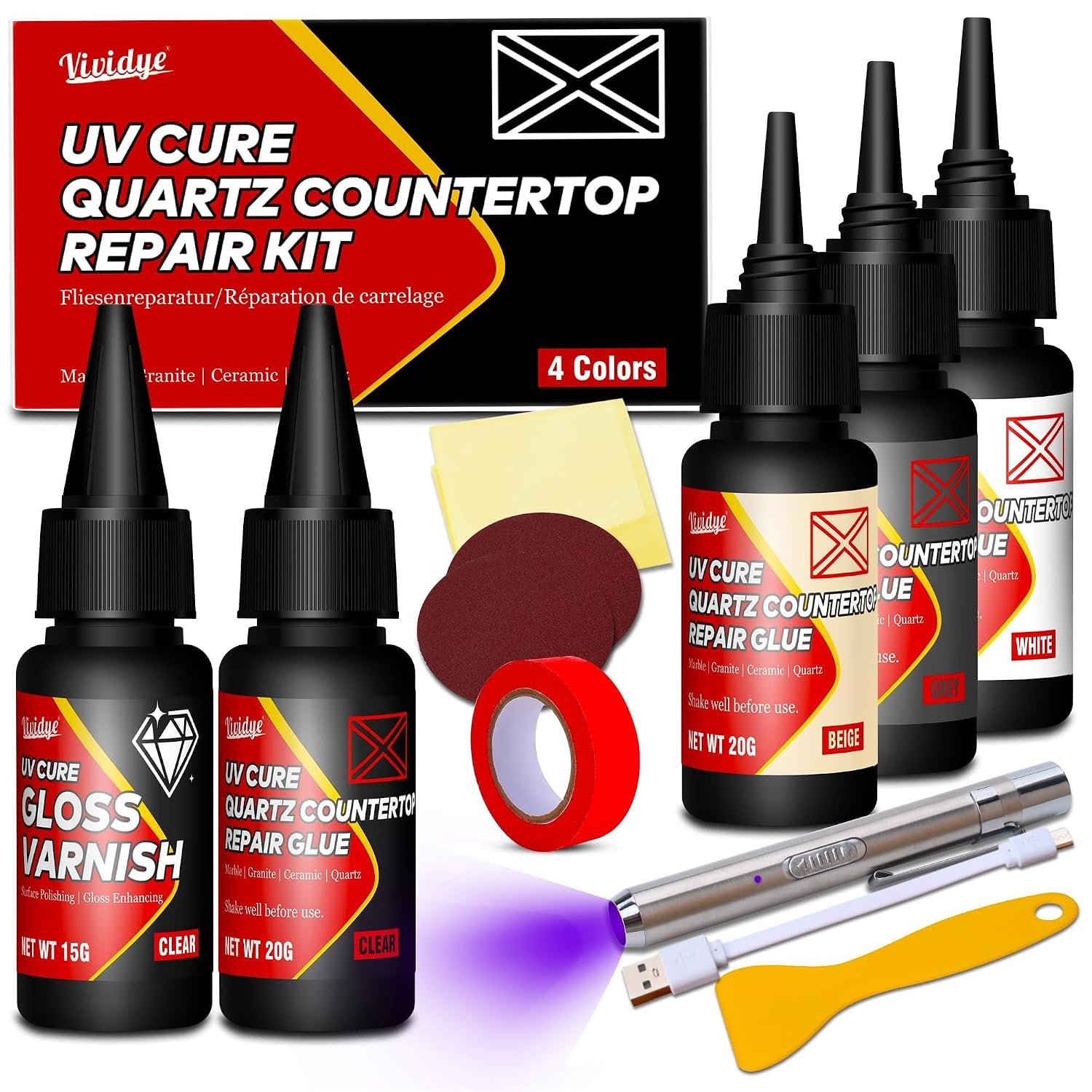 Vividye UV-Reparaturset