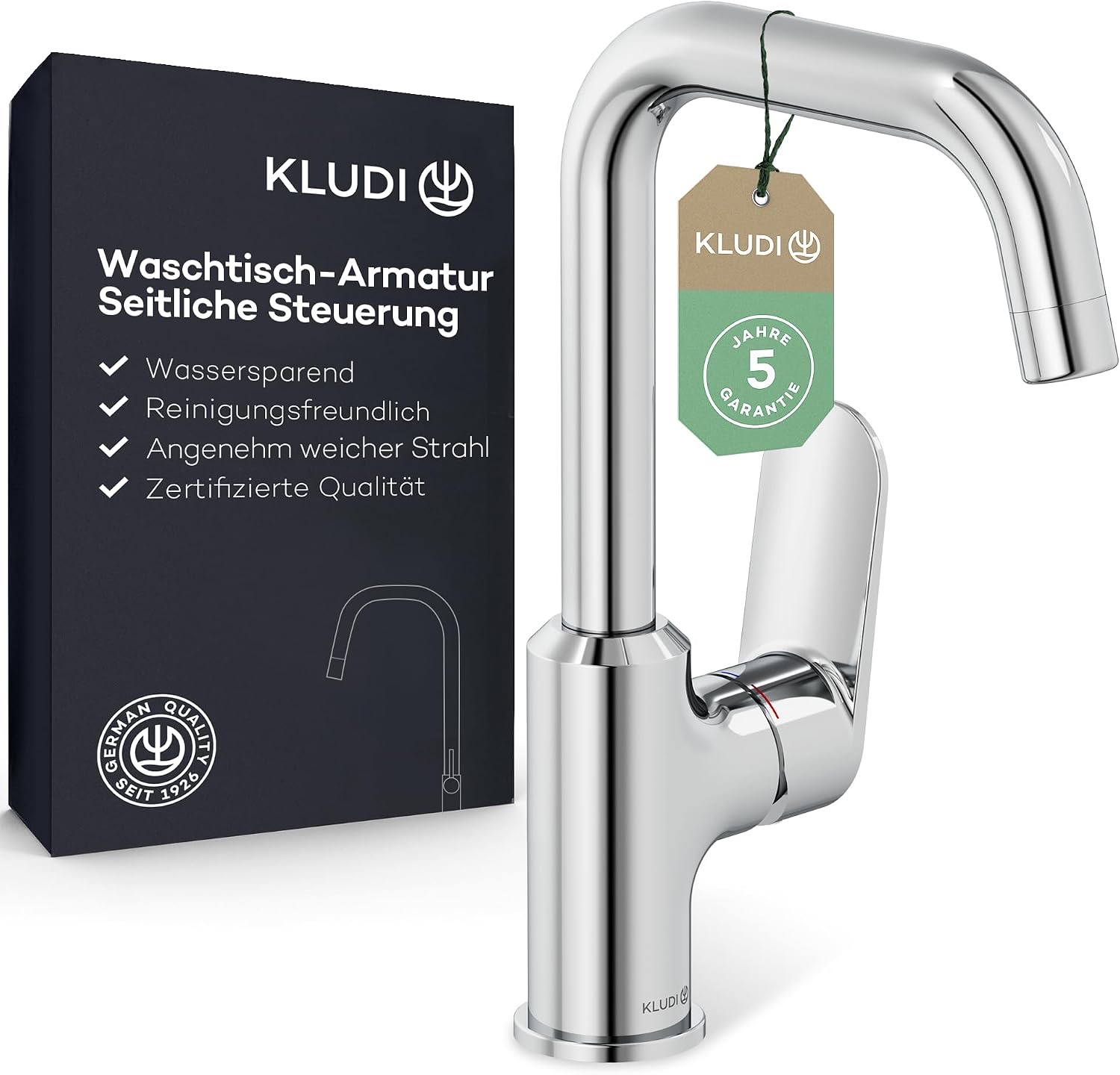 Kludi KLUDI-X1 Waschtischarmatur Größe L, 205 mm