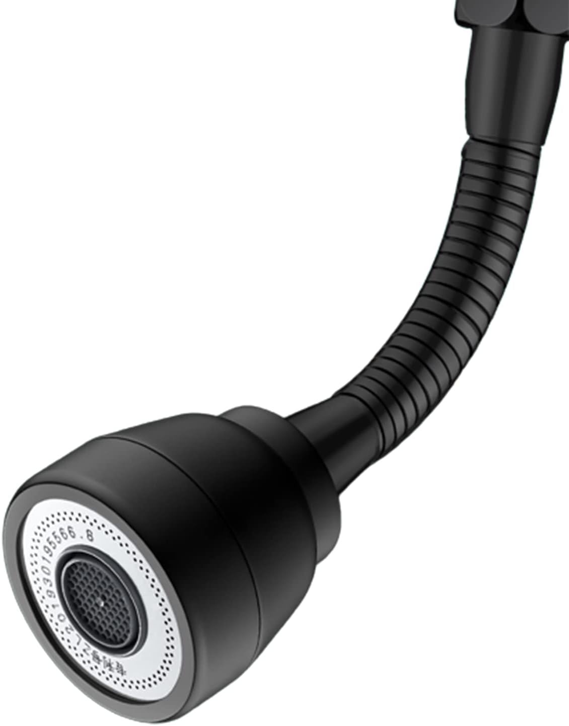 Wasserhahn Aufsatz Verlängerung, 3 Modi Multifunktionaler Verlängerungshahn 360° Drehbarer, Wasserhahn Luftsprudler Schwarz, Faucet Extender mit Adapter für M22/M24
