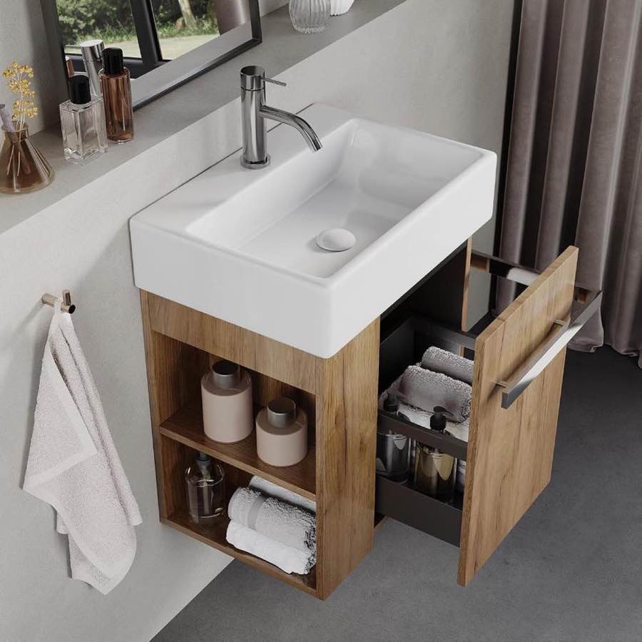 BRIDGE BENO BRIDGE BENO 50 cm mit Soft-Close, European Oak