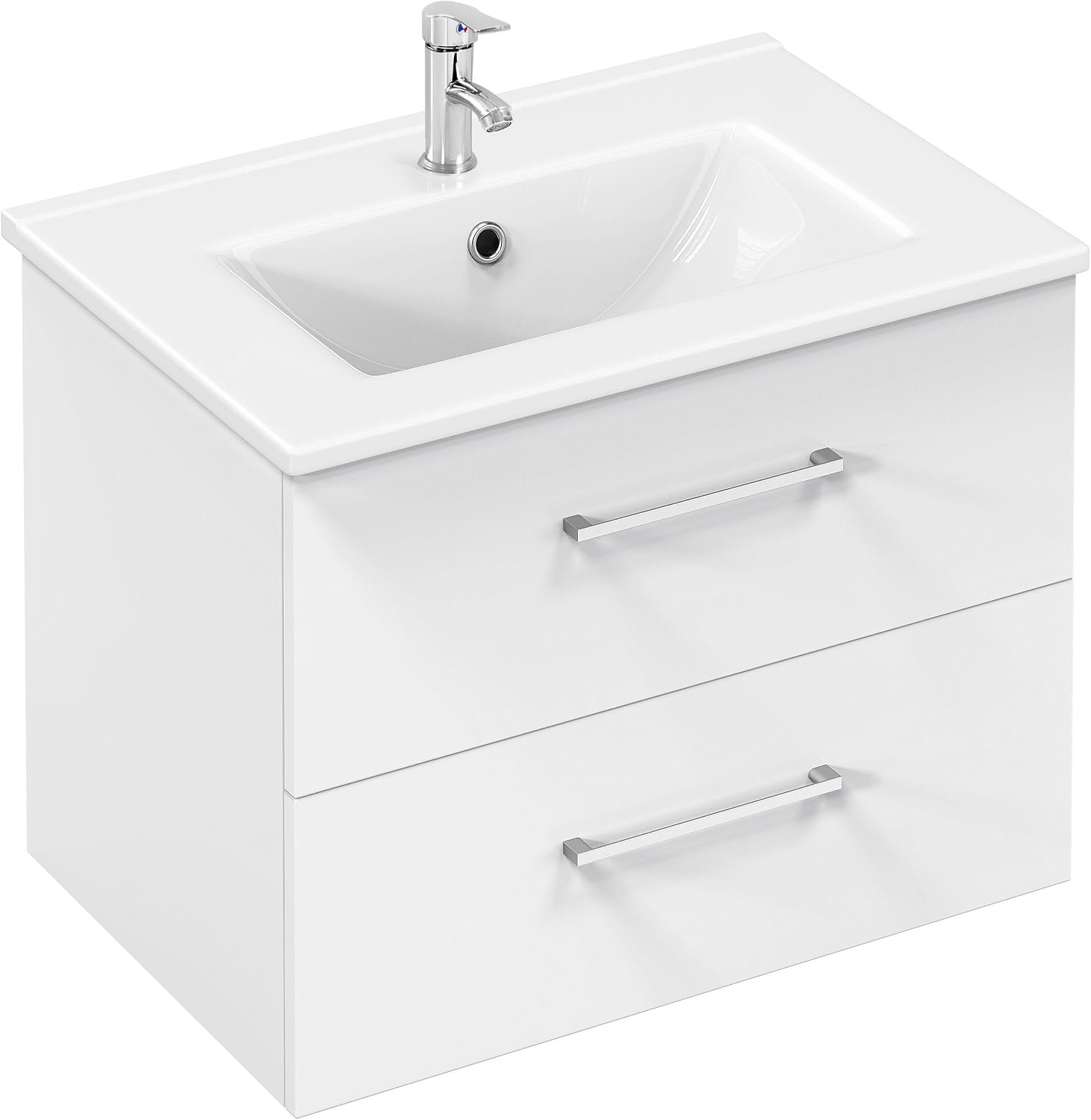 Yaheetech Yaheetech Hängender Badschrank mit Waschbecken