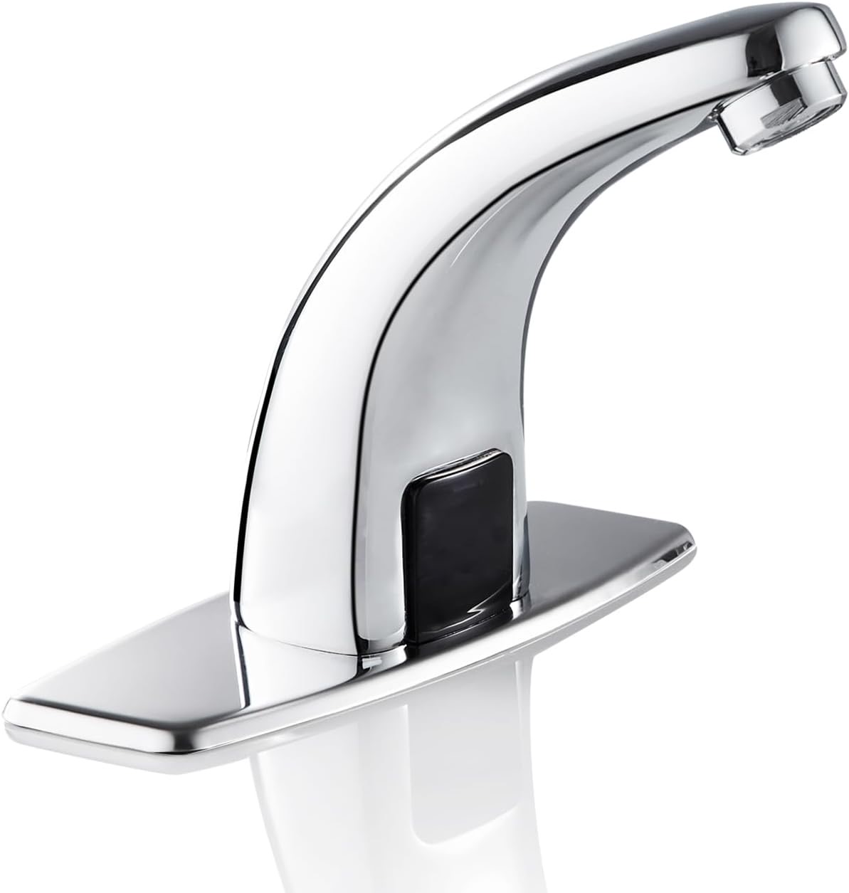 Wasserhahn mit Sensor Bad Infrarot Warm Kaltwasser Wasserhahn Automatik Waschtischarmatur Waschbecken Armatur für Badzimmer
