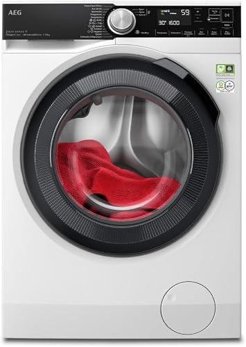 AEG Waschmaschine – Testsieger AEG Waschmaschine, PowerCare: Vormisch-Technologie 8kg-in-59Min Waschen, 10 kg, Mengenautomatik, WiFi, Nachlege- & Auffrischfunktion, Wasserstopp, 1600 U/min, Leise, Frontlader, LR8E80600