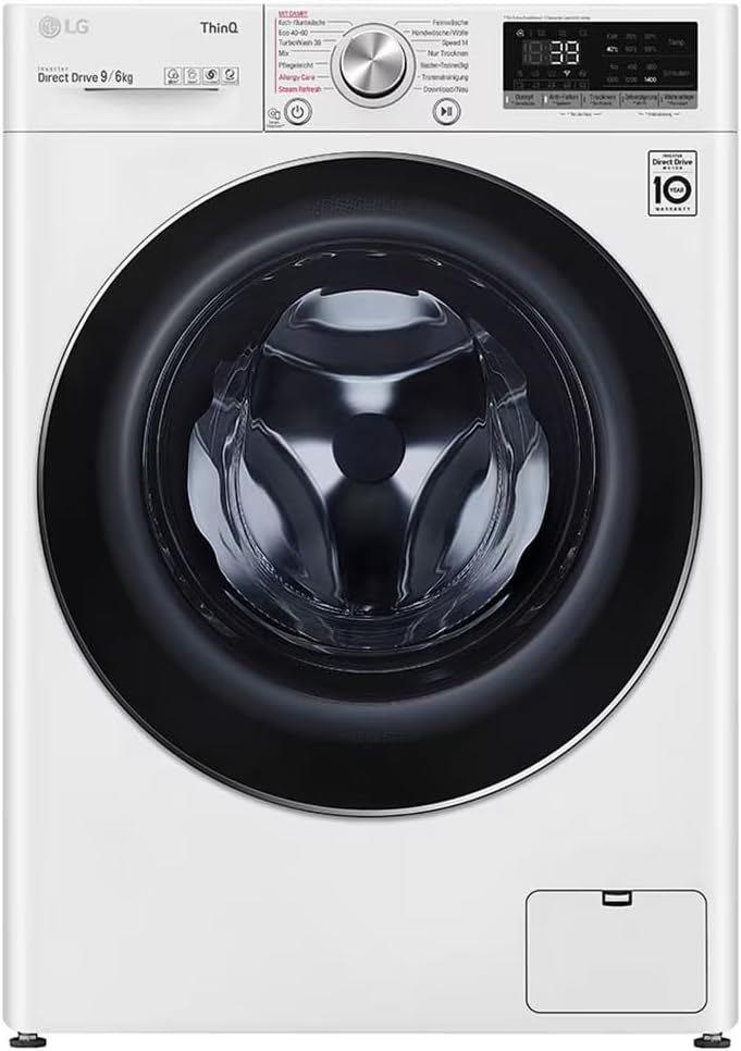 LG Waschtrockner – Testsieger LG V7WD96H1A 9/6 kg AI DD