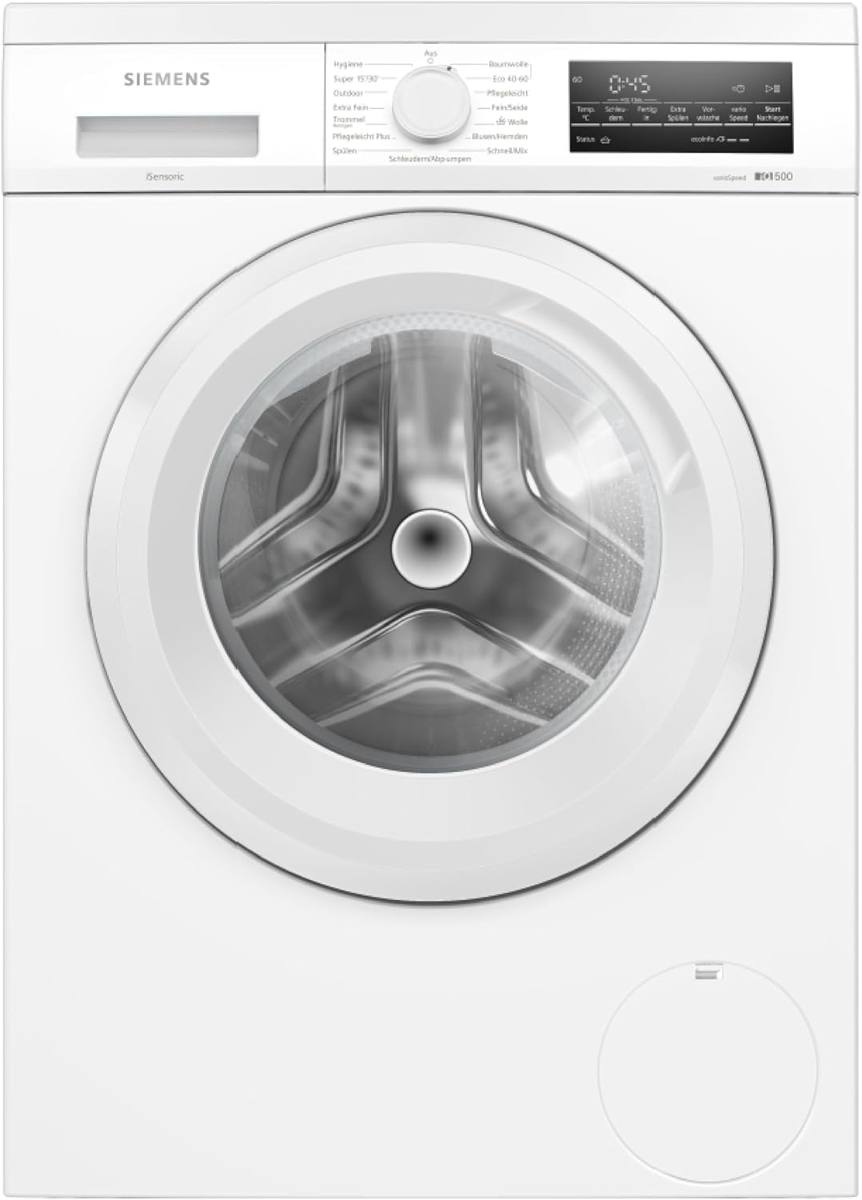 Siemens Waschmaschine 9 kg – Testsieger Siemens iQ500 WU14UT22 Unterbau 9 kg