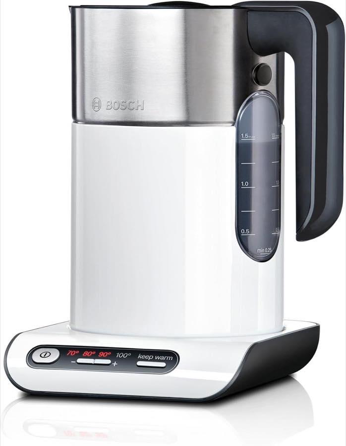 Bosch-Wasserkocher – Testsieger Bosch Styline TWK8611P Weiß