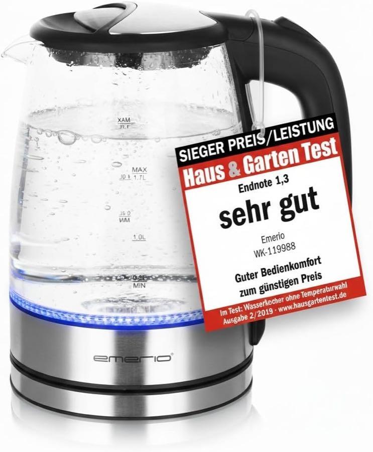 Glas-Wasserkocher Vergleich 2026