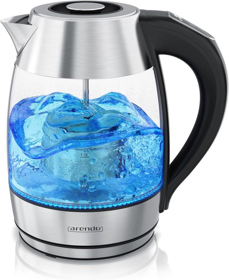 Glas-Wasserkocher Temperaturwahl: Stufen und Pieps