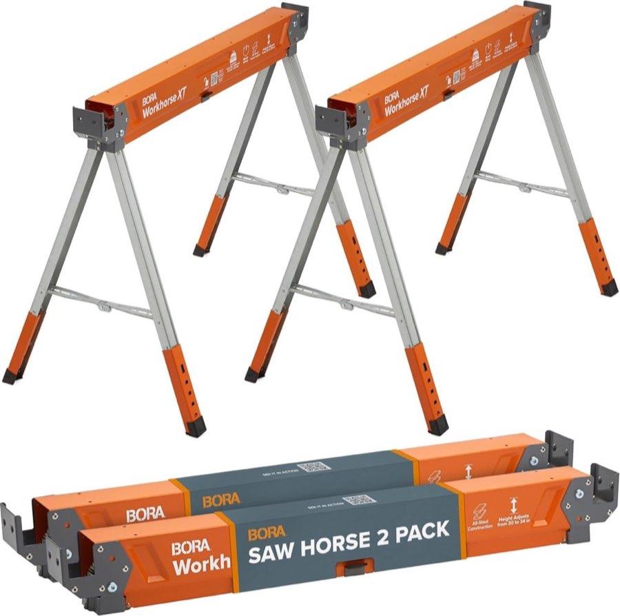 Höhenverstellbare Arbeitsböcke – Testsieger BORA Workhorse XT PM-3360T 2er-Set