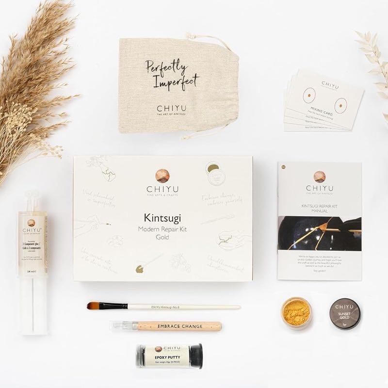 Kintsugi-Set – Testsieger CHIYU Kintsugi Reparatur Set Gold