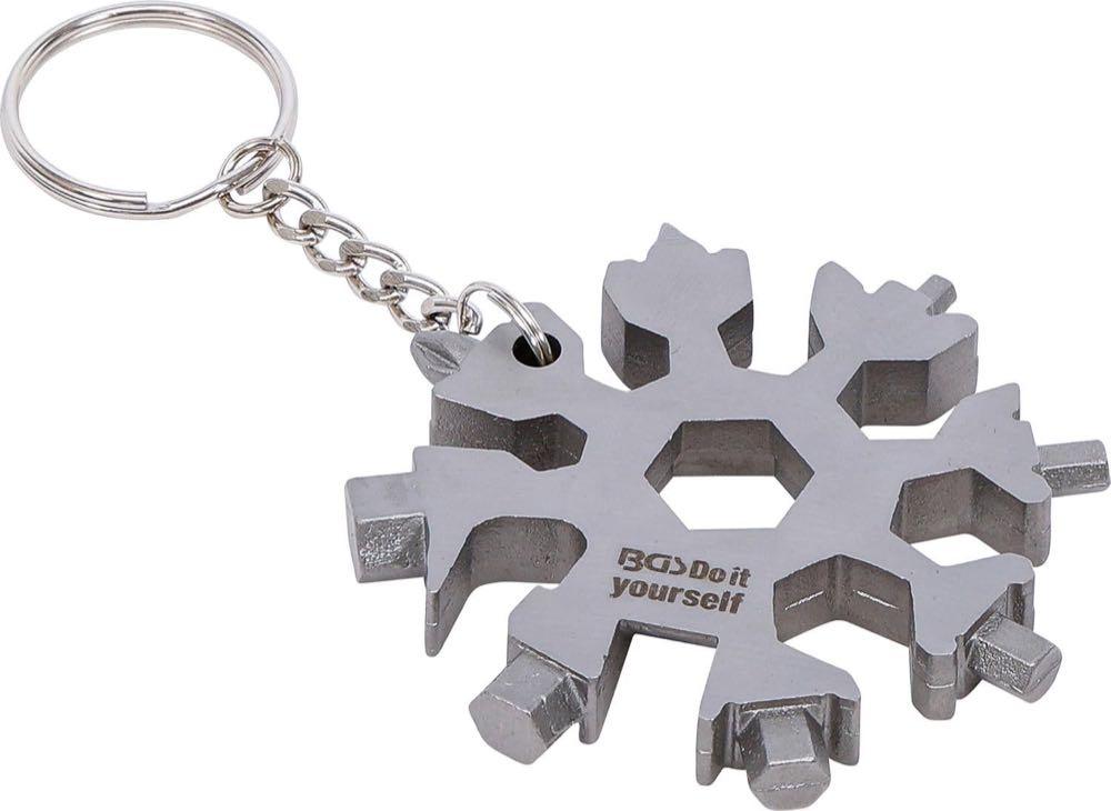 Schneeflocke-Werkzeug – Testsieger BGS Diy 85880 Multifunktionswerkzeug Schneeflocke 18-in-1 Edelstahl