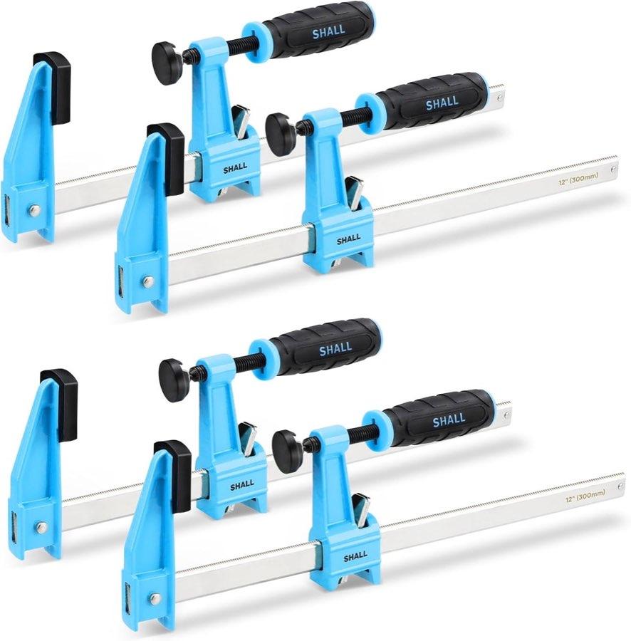 Schraubzwingen – Testsieger SHALL Schraubzwingen Set 4× 300 mm (272 kg)