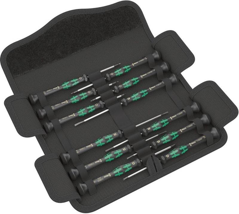 Wera-Schraubendreher – Testsieger Wera Kraftform Micro Elektroniker Schraubendrehersatz, 12-teilig