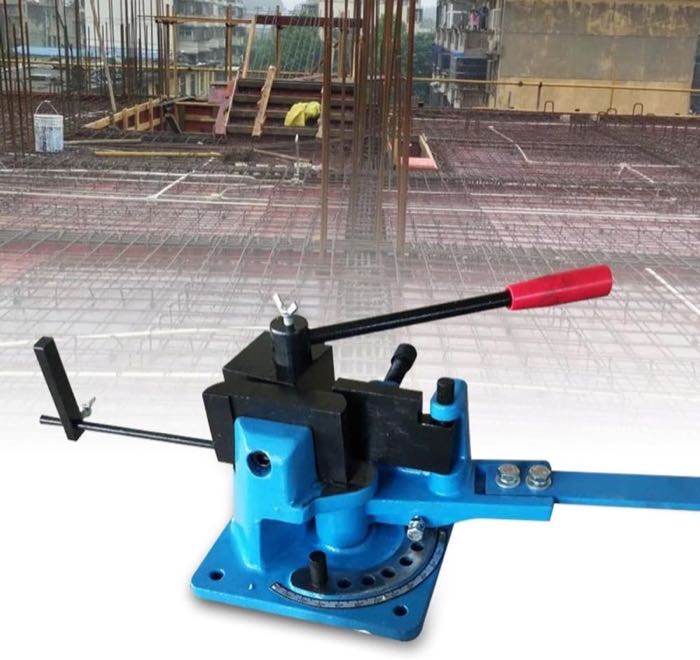 Winkelbieger – Testsieger Universal Winkelbieger manuell mit 5 Matrizen bis 120° (Blau)