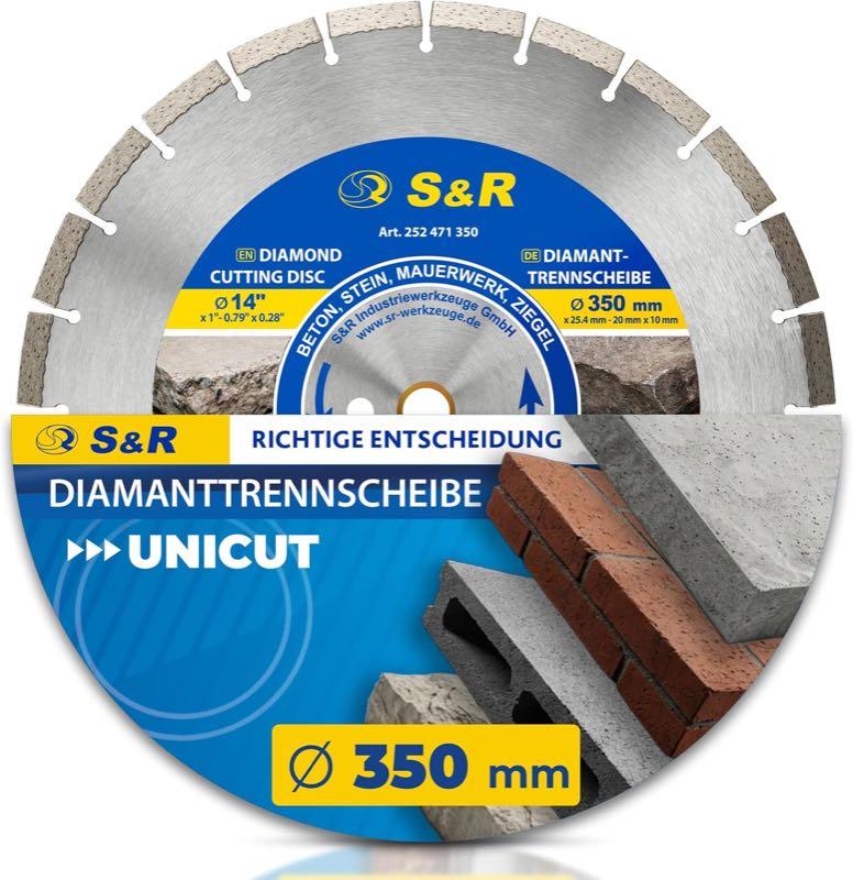 S&R Diamanttrennscheibe 350 mm Universal – Testsieger im Diamanttrennscheiben 350 mm-Vergleich