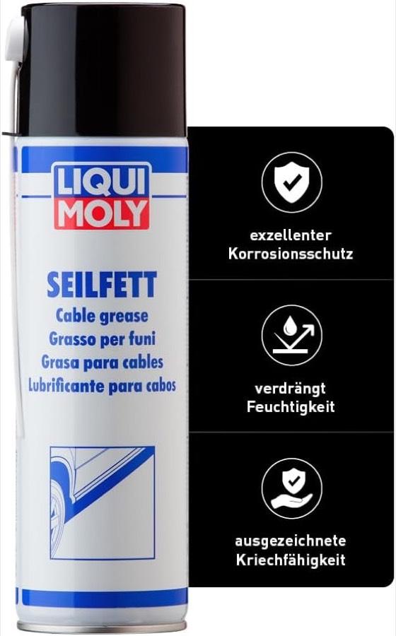 LIQUI MOLY Seilfett 6135 500 ml Spray – Testsieger im Seilfett-Vergleich