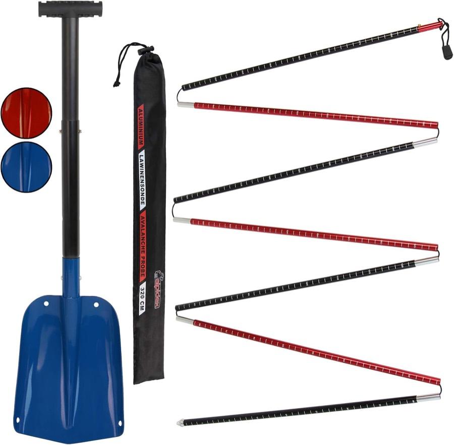 ALPIDEX ALPIDEX Lawinenset Sonde und Schaufel