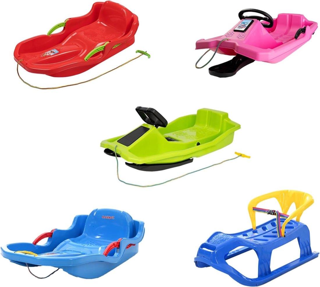 F2 Kinder Schlitten Bob Easy Bob Pink 84 cm