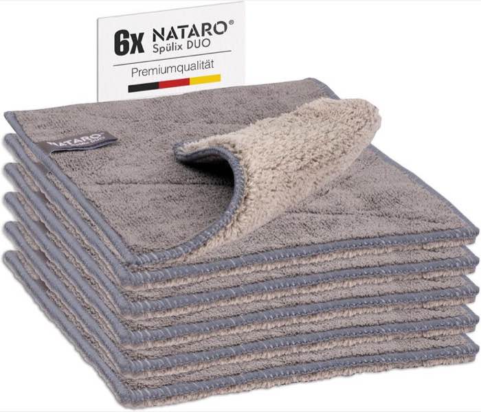 Spültuch – Testsieger NATARO Spülix Duo 6er
