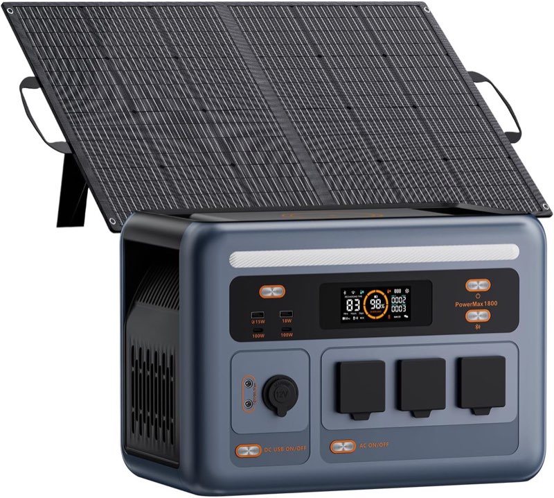 OSCAL PowerMax 1800SE mit 100-W-Panel