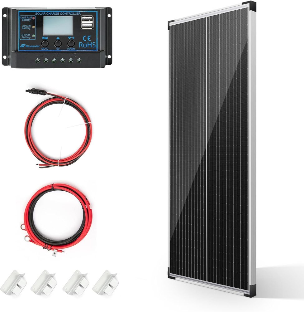 Nicesolar Nicesolar 100W Solarpanel-Kit